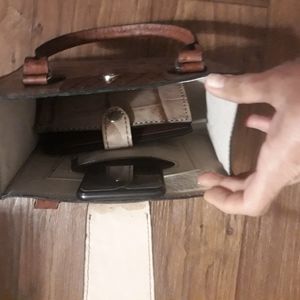 Leather Handbag and wallet